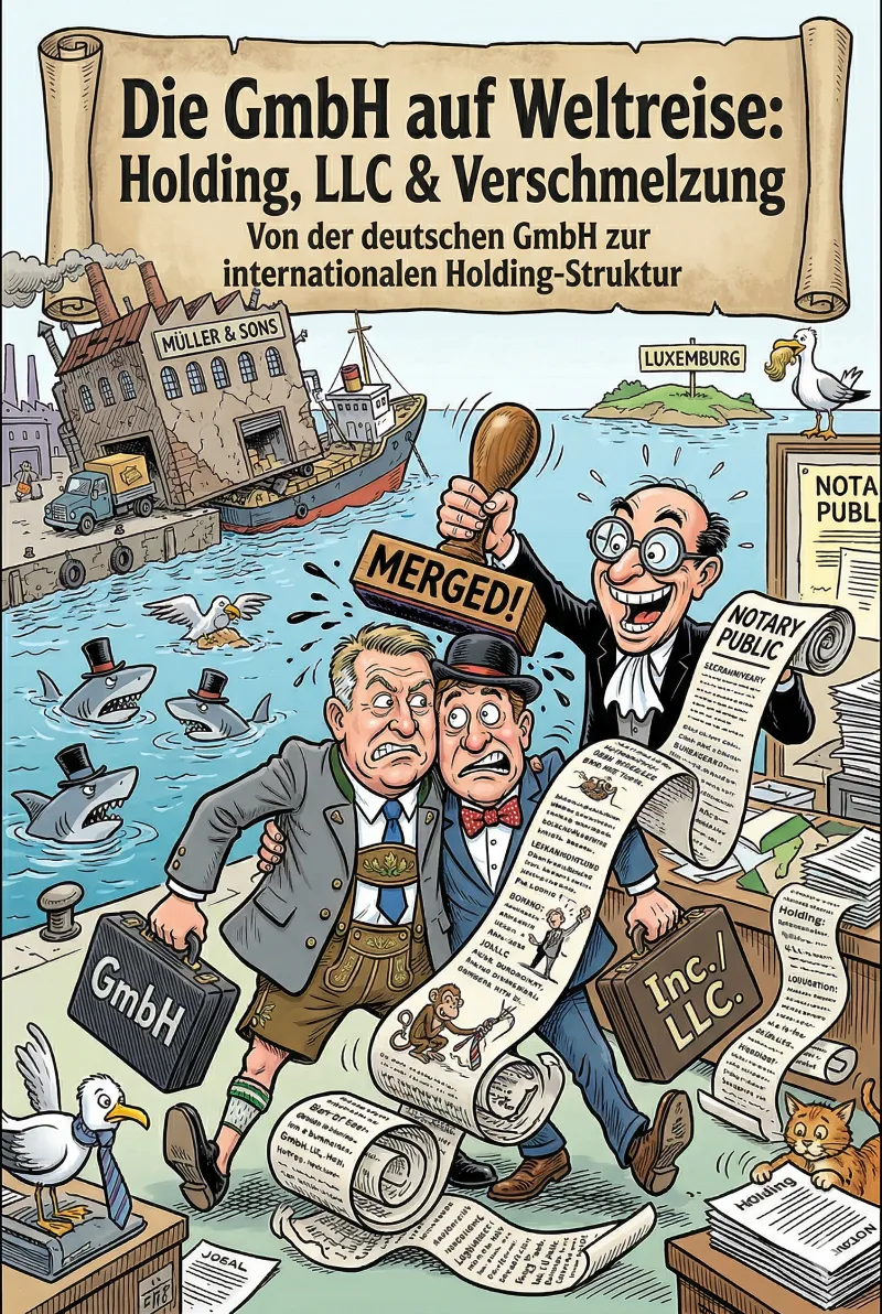 Buchcover Die GmbH auf Weltreise